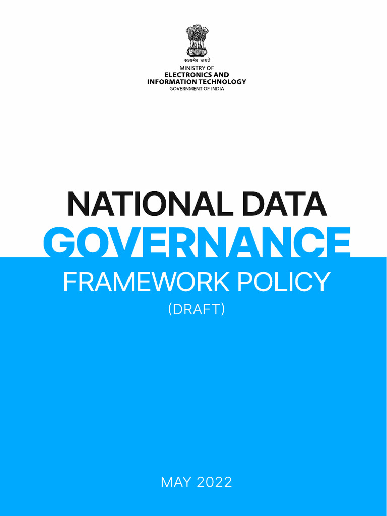 National Data Governance Framework Policy | PDF