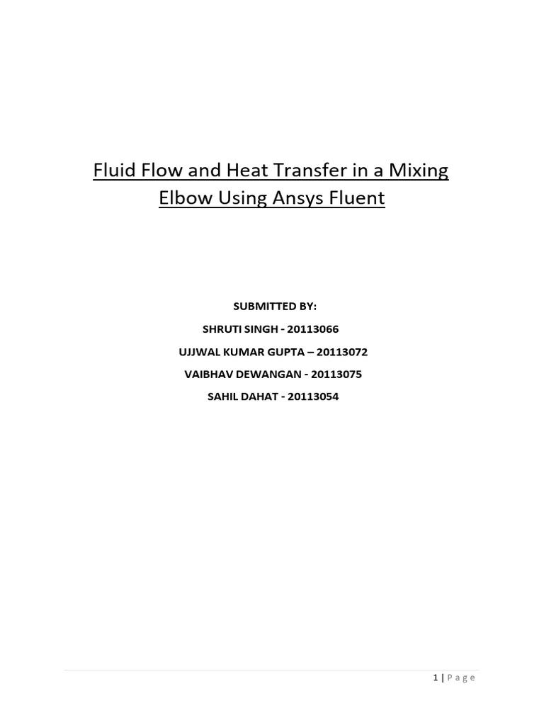 Organized PDF Fluid Dynamics Reynolds Number
