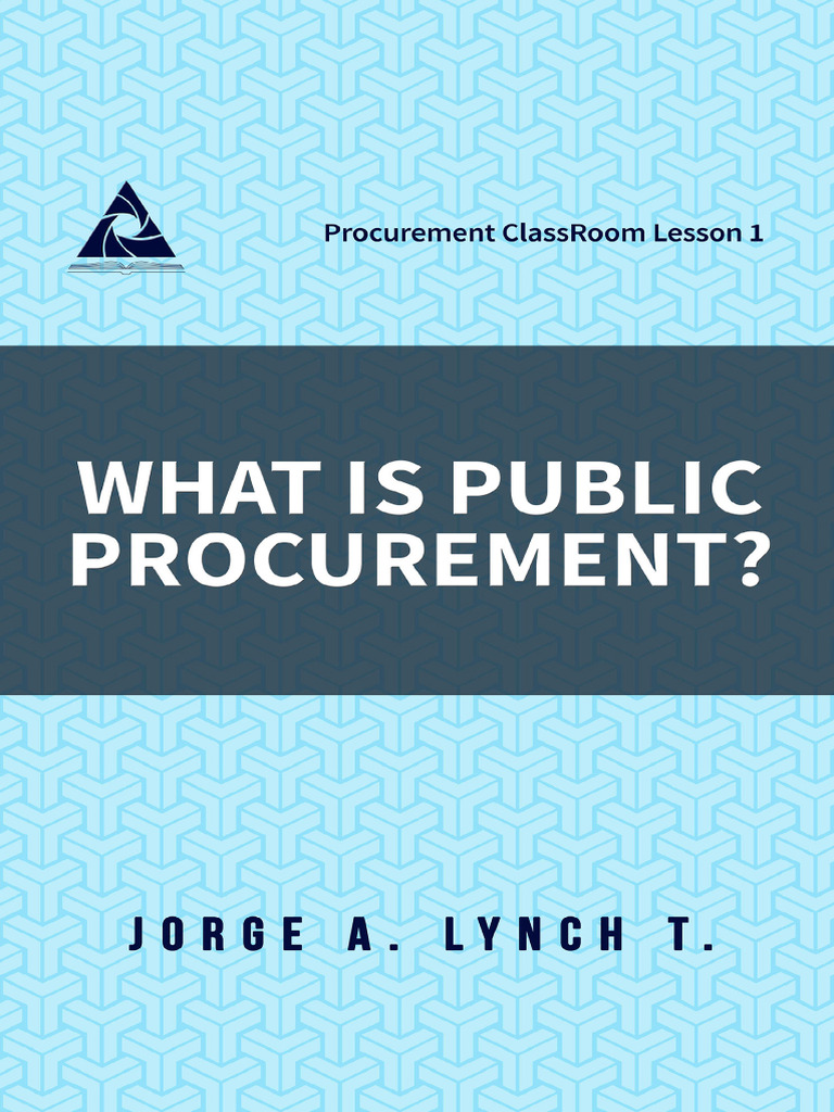 What Is Public Procurement | PDF | Procurement | Policy