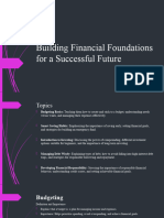 Building Financial Foundations For A Successful Future