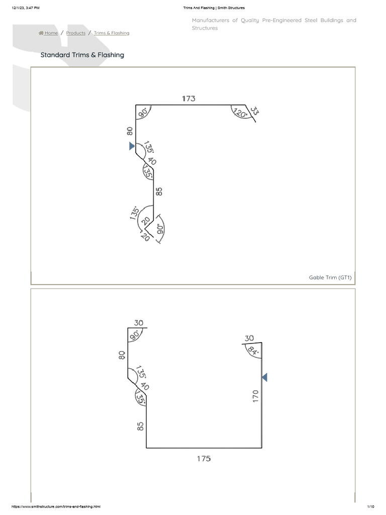 Trims and Flashing - Smith Structures | PDF | Architectural Design ...