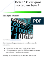 Bit Byte Octet