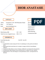 Dior Anastasie: Contact Skill