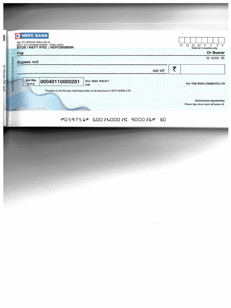 ICL HDFC CHQ Leaf PDF