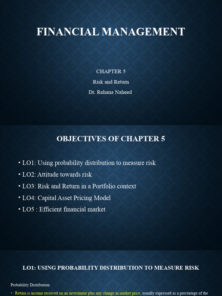 Chapter 5.2 Risk and Return | PDF | Capital Asset Pricing Model ...