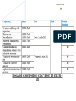 Programme Composition SIC3 2nd SESSION - SEMESTRE 6