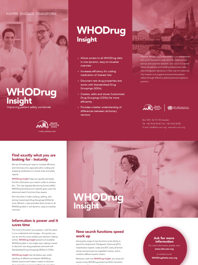 Whodrug Insight | PDF | Drugs | Social Programs