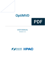 Phase Technology PAC OptiMVD User Manual