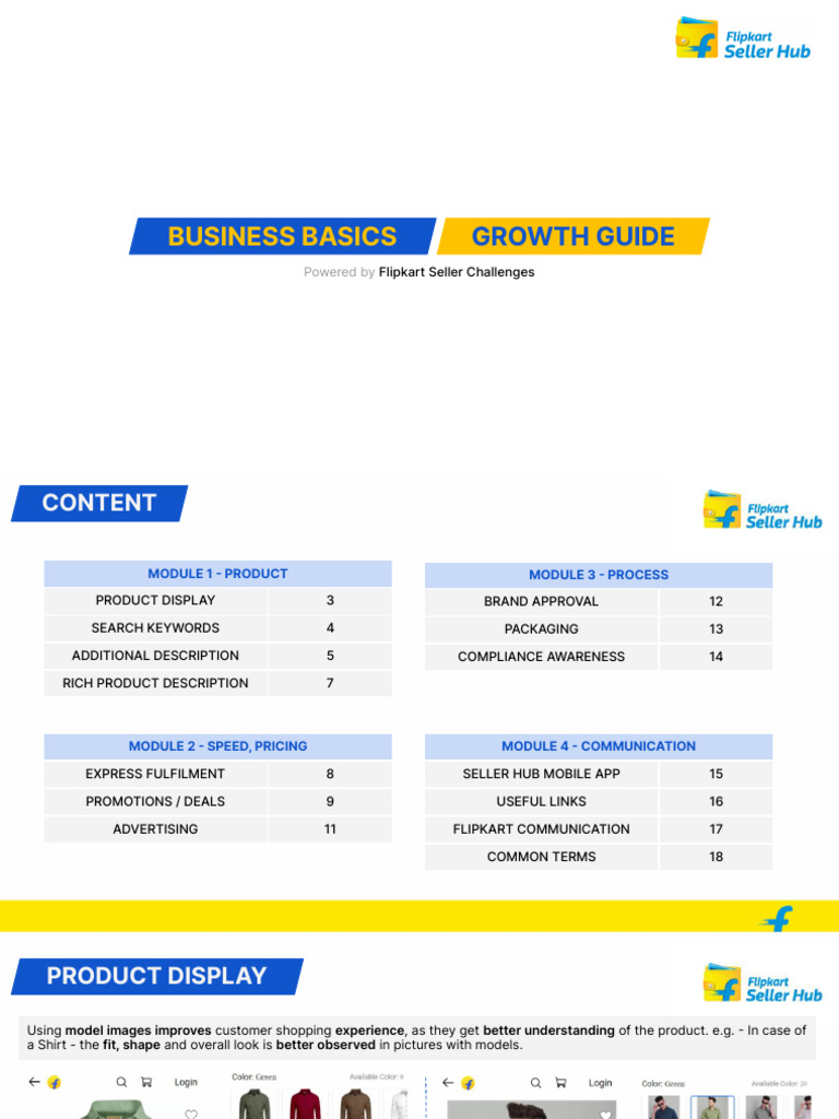 Flipkart Growth Guide Pdf Brand Product Business