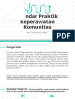 Standar Praktik Keperawatan Komunitas