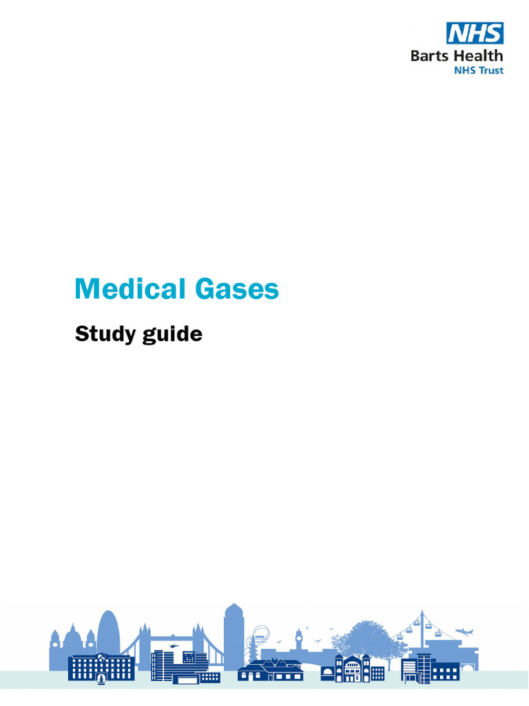 Medical Gas Safety Training Guide | PDF | Nitrous Oxide | Oxygen