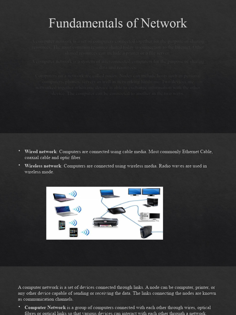 Fundamentals of Network | PDF | Computer Network | Modem