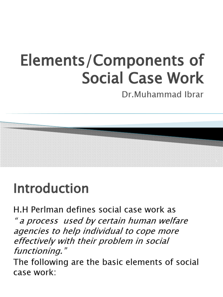 Historical Development Of Social Case Work Pdf