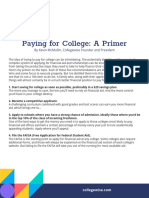 Paying For College - A Primer