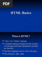 HTML Basics