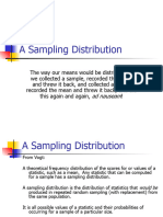 Aua Sampling Distribution