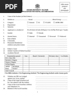 Hostel Form 2025-2026 Final | PDF