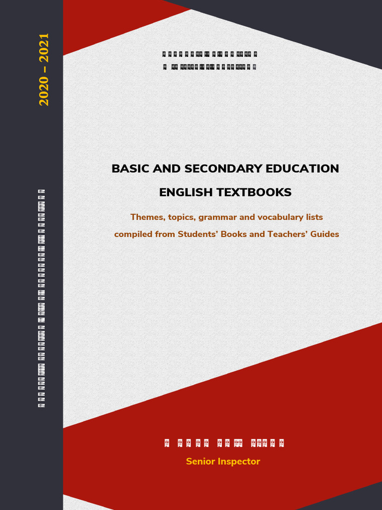 English Textbooks Programs | PDF | Verb | Adjective