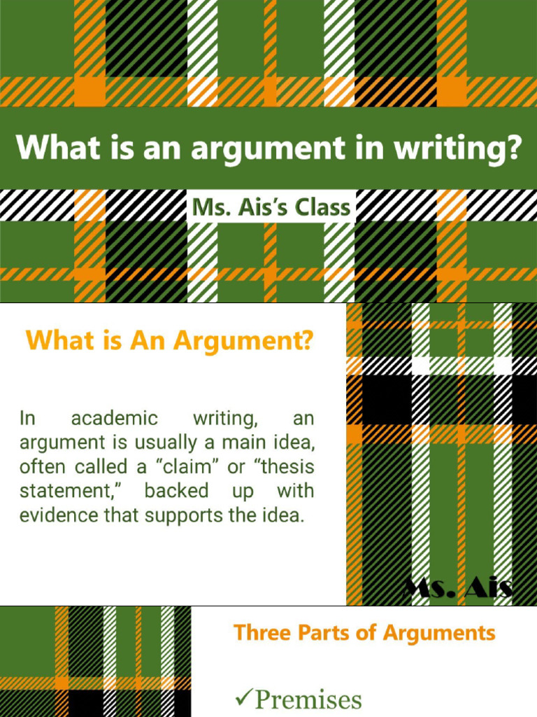 MEETING 1 What An Argument Is and What An Argument Is Not | PDF ...
