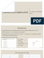 Exponential Derivative