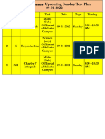 09-01-2022 Abhilasha Classes Upcoming Sunday Test Plan