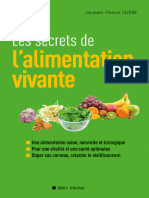 Les Secrets de l' Alimentation Vivante -J. Pascal Cuzin