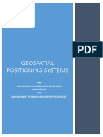 Geospatial Positioning System - 1