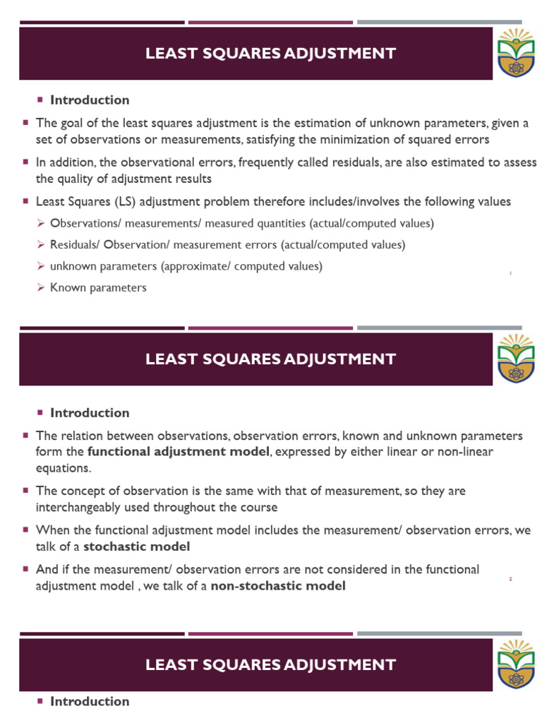 Least Squares for Data Analysts | PDF | Least Squares | Errors And ...