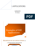 Gis A - Applications of Gis - Lecture 8 - Edited17112023