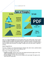 Types of Triangles