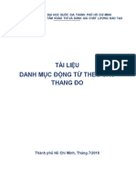 Danh Muc Dong Tu Theo Thang Do