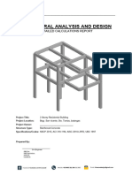 Structural Analysis & Design of 2 Storey Residential Building