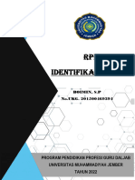 RPP Identifikasi Gulma: Program Pendidikan Profesi Guru Daljab Universitas Muhammadiyah Jember TAHUN 2022