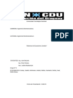 TP N 5 Sistemas de Ecuaciones Lineales