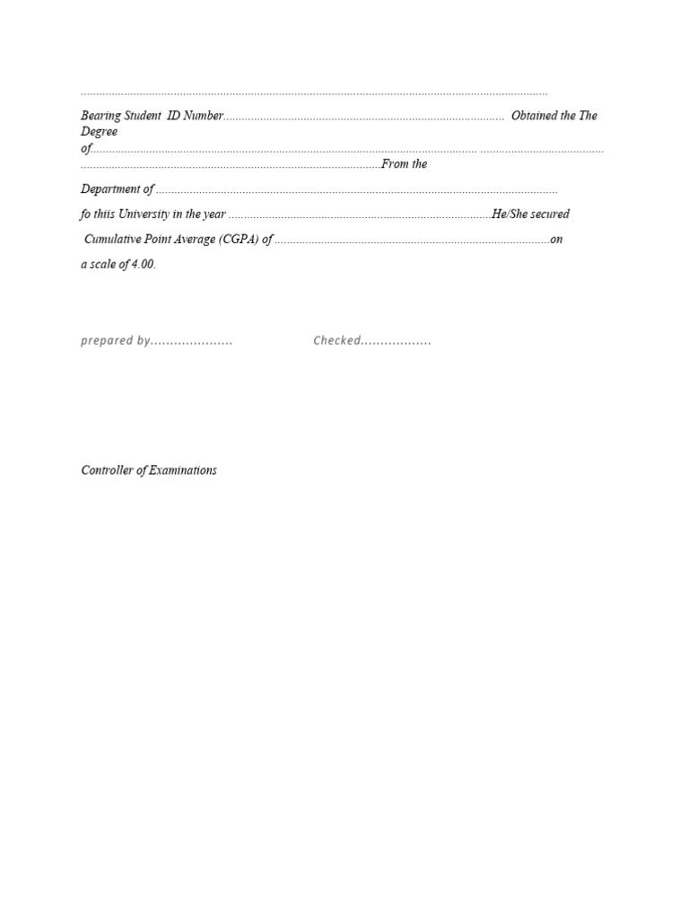 Academic Transcript Summary | PDF