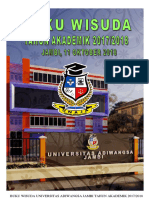 Buku Wisuda Universitas Adiwangsa Jambi Tahun Akademik 2017/2018