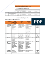 233 Marking Rubrics For Aca. & Org. Supervisors