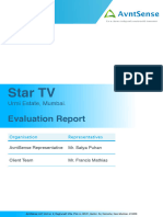 Evaluation Report - Star TV (Urmi Estate)