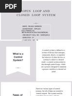 Open Loop and Close Loop - Palash