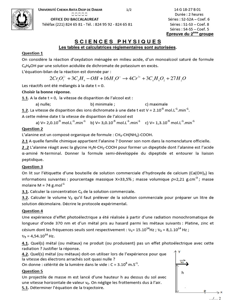 Sciences Physiques1 s2 2e gr2014 | PDF | Condensateur | Sciences physiques