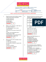 NEET 2021, Download The Previous Year NEET Question Paper With The Answer Key For The Years