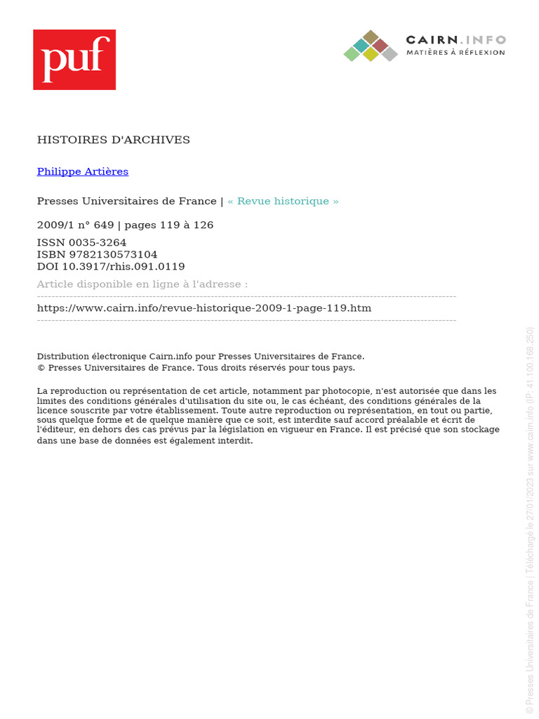 Histoire des Archives et Archivage | PDF | Allemagne nazie | Archives