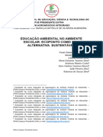 Projeto de Extensão Ifma - Ecoponto No Colégio Militar de Tuntum