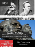 Marx, Marxism and Socialism