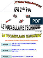 vocabulaire technique SPA3