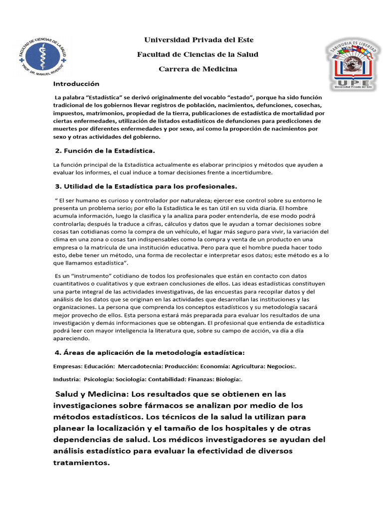 Clase 1 bioes medicina 2023 2semestre pdf estad sticas