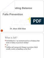 Balance and Falls Prevention