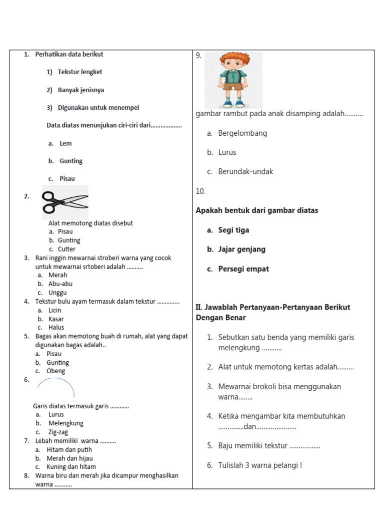 Ciri dan Penggunaan Garis Berundak-undak | PDF