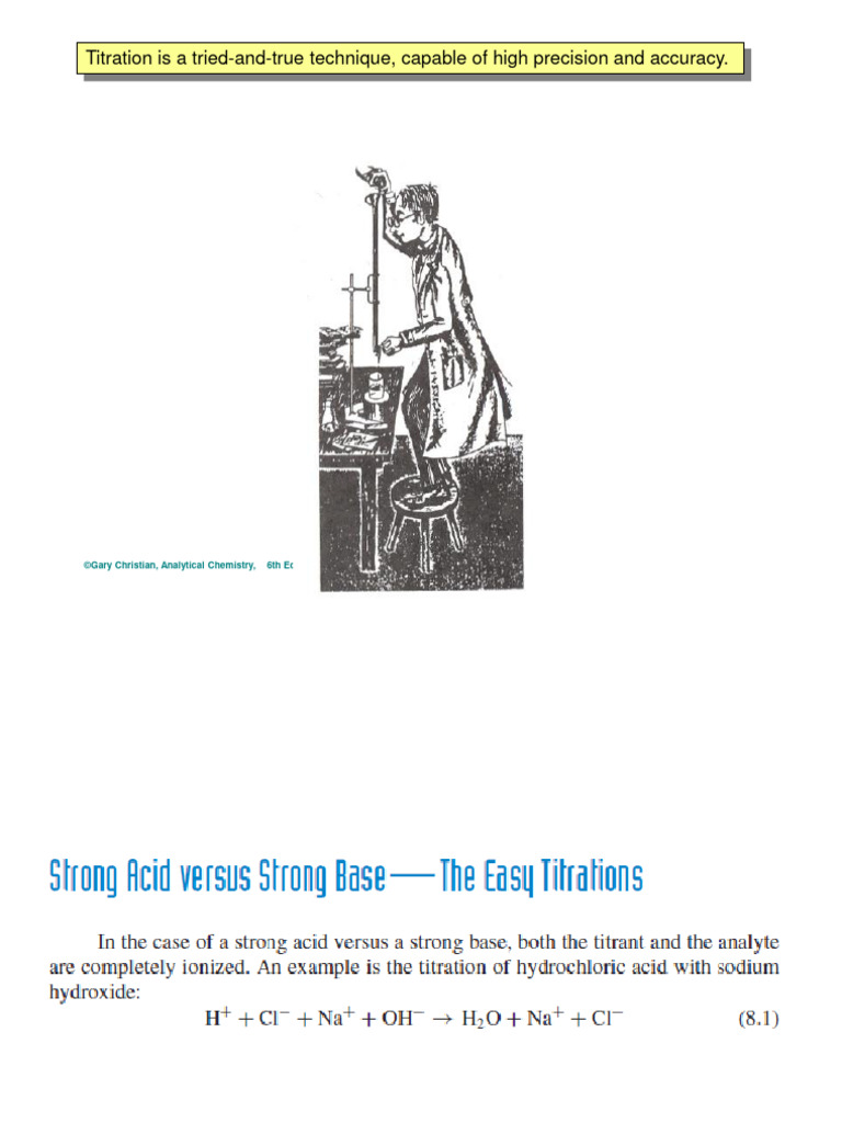 Chapter 8 Slides | PDF | Chemistry | Titration