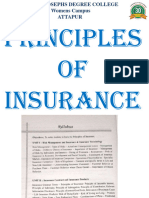 Principal of Insurance Unit Ii